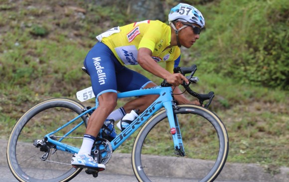 Jonathan Caicedo se mantiene como líder de la Vuelta a Colombia. FOTO CORTESÍA