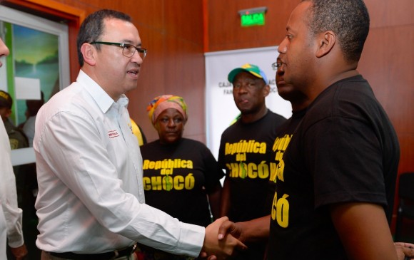 El secretario general de la Presidencia, Alfonso Prada, lidera la mesa de diálogo del gobierno nacional en Chocó. FOTO COLPRENSA