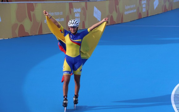 Gabriela Rueda era favorita para ganar el oro por su reciente título mundial juvenil. FOTO: FEDEPATÍN