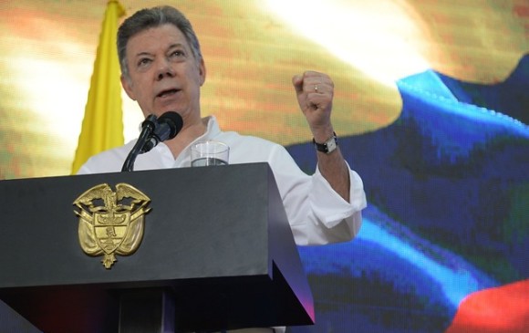 El presidente de la República, Juan Manuel Santos. FOTO COLPRENSA.