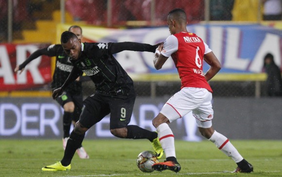 Nacional y Santa Fe jugarán el primer partido de las semifinales el miércoles en Bogotá. FOTO COLPRENSA