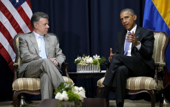 La reunión entre los presidentes de Colombia, Juan Manuel Santos, y Estados Unidos, Barack Obama, está programada para el 4 de febrero en Washington. FOTO Archivo