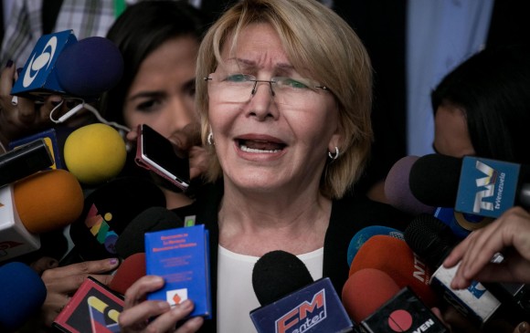 Luisa Ortega, exfiscal de Venezuela. Foto: AFP 