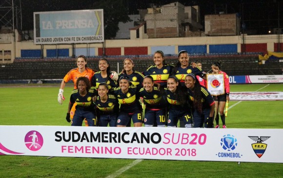 Colombia clasificó a la fase final del Sudamericano Sub-20 de Ecuador. FOTO CORTESÍA CONMEBOL