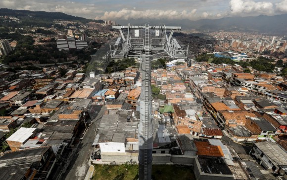 Comienza tendido del quinto metrocable que tendrá Medellín 