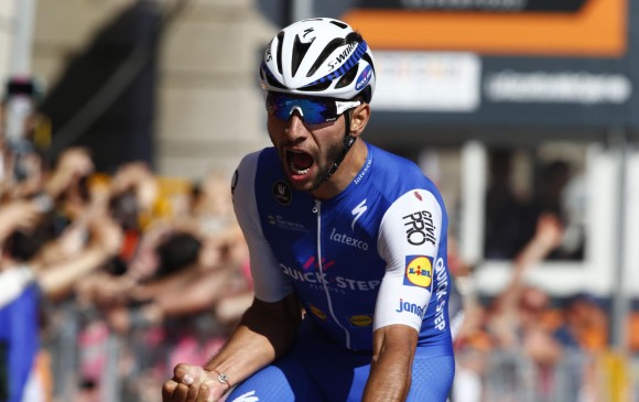 Fernando Gaviria ganó 4 etapas en el Giro de Italia. FOTO AFP