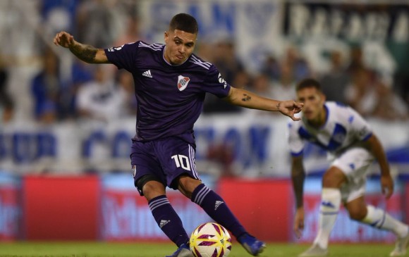 Juan Fernando Quintero es el llamado a liderar a River tras la salida de Gonzalo el “Pity” Martínez. FOTO Cortesía River Plate