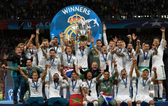 Real Madrid, campeón de la Champions League 2017-2018. FOTO AFP