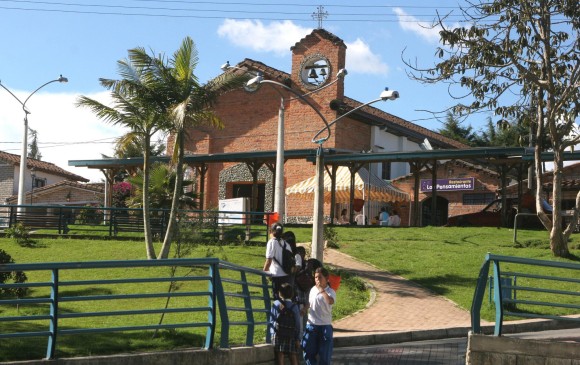 Parque principal del corregimiento de Santa Elena. FOTO ARCHIVO