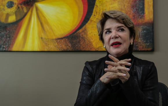 Victoria Eugenia Virviescas, presidente de la Cámara Colombiana de Comercio Electrónico. Foto: Colprensa