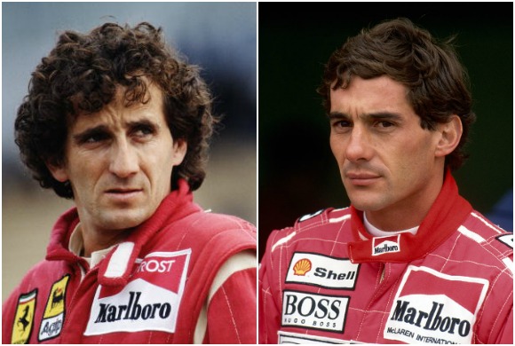 Alain Prost y Ayrton Senna FOTOS ARCHIVO EL COLOMBIANO
