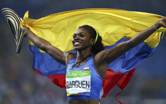 La antioqueña Cateirne Ibargüen fue nominada por cuarta ocasión como la mejor atleta del año de la Federación Internacional de Atletismo. FOTO REUTERS