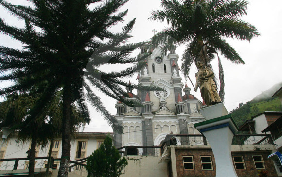 Parroquia de San Andrés de Cuerquia. FOTO ROBINSON SÁENZ VARGAS