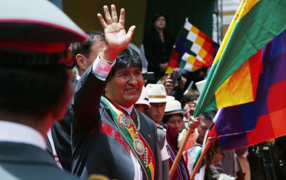 Evo Morales, quien llegó a la presidencia por primera vez en 2005, será el presidente boliviano que más tiempo ha durado en el poder. FOTO ap