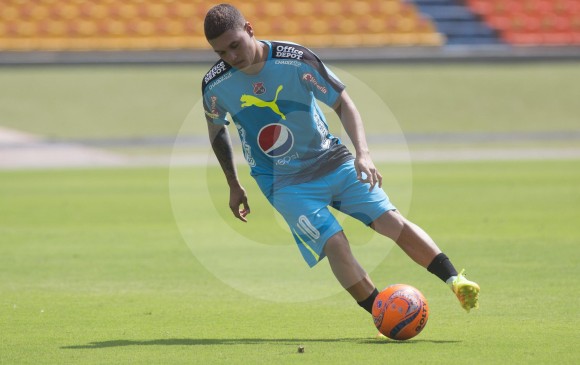 Juan F. Quintero no estuvo en el partido que el DIM disputó recientemente en Pasto por Copa Águila. FOTO Manuel Saldarriaga