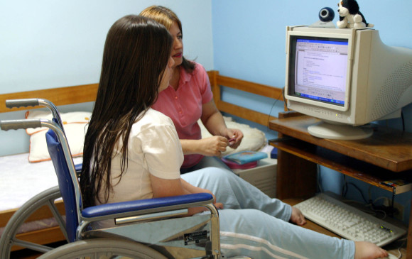 Las clases virtuales son una opción que exploran algunos estudiantes con discapacidad . Foto: archivo