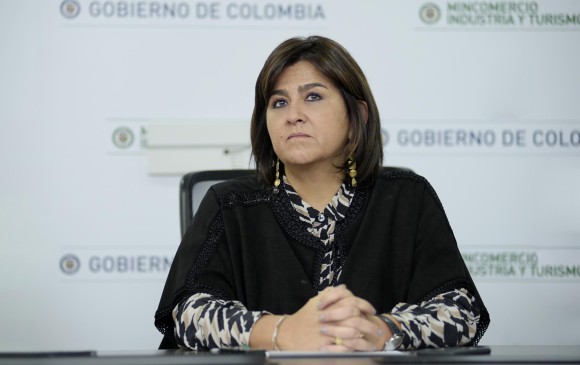 María Lorena Gutiérrez, ministra de Comercio. FOTO Colprensa