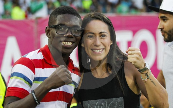 Mariana Pajón y Yuberjén Martínez, dos de los deportistas que hicieron historia en Río 2016. FOTO JAIME PÉREZ