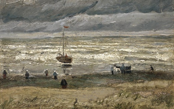 Obra “Vista del mar en Scheveningen”, de 1882. FOTO AP