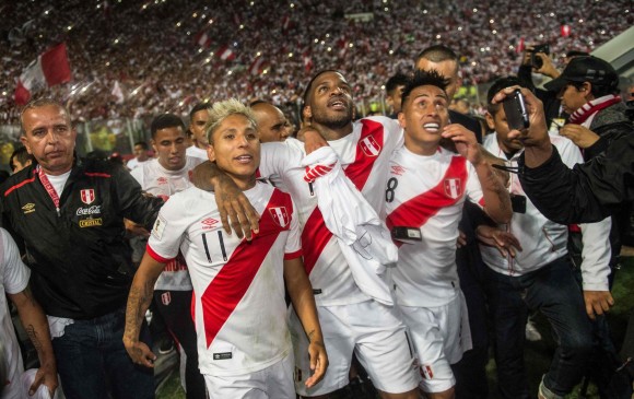 Perú fue la última Selección en clasificar al Mundial de Rusia. FOTO AFP