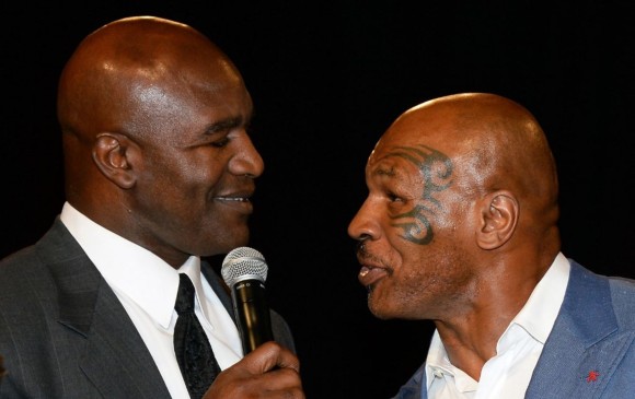 La rivalidad entre Tyson y Holyfield fue una de las mejores del boxeo de la década de 1990. FOTO AFP
