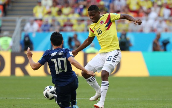 Jefferson Lerma quien estuvo con Colombia en el Mundial de Rusia, le agradeció a la afición del Levante, por su muestras de afecto. FOTO REUTERS