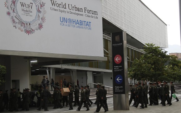 El Foro Urbano Mundial ONU Hábitat, en 2014. Uno de los eventos más importantes en la ciudad. FOTO jaime pérez munévar