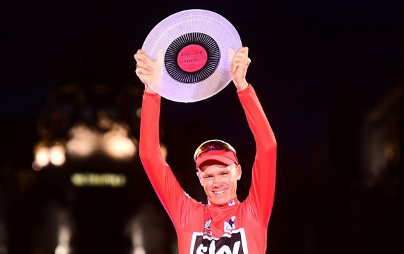 Después de su primera conquista en la sexta Vuelta a España que disputaba, Chris Froome se prepara ahora para competir en el Mundial de ruta que arranca esta semana en Noruega. FOTO AFP