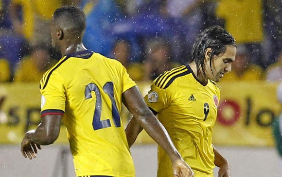 Jackson Martínez y Radamel Falcao fueron los delanteros principales para la selección Colombia en los últimos años. FOTO JUAN ANTONIO SÁNCHEZ
