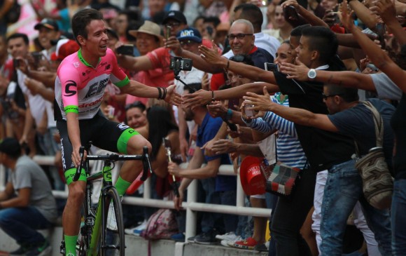 Urán llega como uno de los favoritos al título en la Tirreno-Adriático. En la Colombia Oro y Paz evidenció buen nivel. FOTO EFE