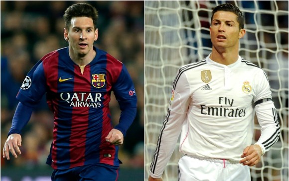 El mejor momento de Messi contrasta con la imagen de Cristiano Ronaldo. FOTOS AP Y AFP