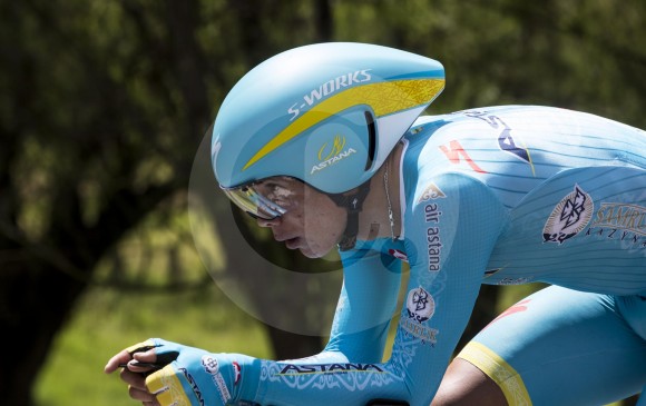 Además de su buena presentación en la ronda española, Miguel Ángel López había ganado una etapa en Vuelta a Austria y otra en Vuelta a Burgos esta temporada. FOTO julio césar herrera