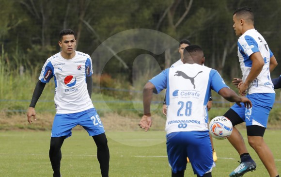 Yulián Anchico, refuerzo para la zaga del Medellín que ayer trabajó en Llanogrande. FOTO MANUEL SALDARRIAGA