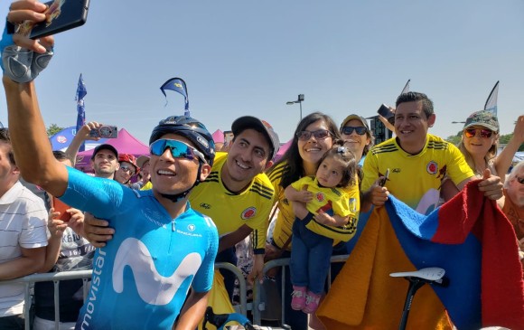 Nairo Quintana se muestra motivado de cara a la semana crucial que llega en el Tour. FOTO CORTESÍA PRENSA MOVISTAR 