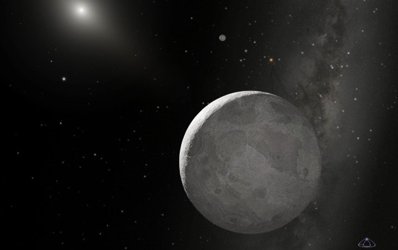 Ilustración de un objeto lejano más allá de Plutón, en el denominado cinturón de Kuiper. FOTO Nasa