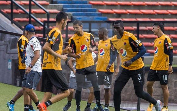 El Independiente Medellín experimenta un mejor ambiente tras la victoria en Bucaramanga. FOTO Julio César Herrera