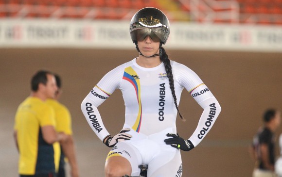 Mariana actúa en sus cuartos Bolivarianos, en los que suma 6 oros en BMX. Hoy sale por el primero en ciclismo de pista. “No me pongo límites”, dice. FOTO CORTESÍA el país