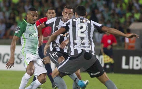 El verde debe mejorar en la efectividad. Ante Botafogo no se le puede reprochar nada en cuanto a actitud y las ganas que puso en la cancha, pero se gana es con goles. FOTO manuel saldarriaga