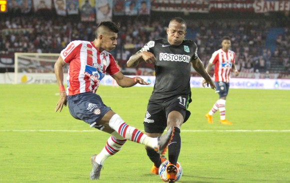 Andrés Rentería fue uno de los jugadores más destacados de Nacional anoche en el Metropolitano. FOTO colprensa