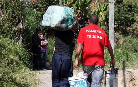 El desplazamiento forzado es una de las principales consecuencias del conflicto. Foto: Julio César Herrera Echeverri