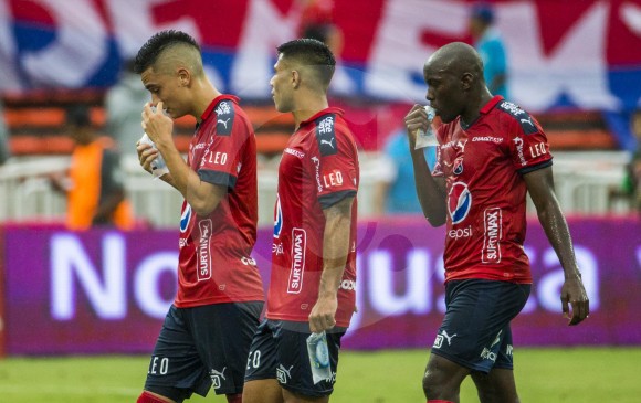 El DIM quedó eliminado de la Liga Águila tras el empate con Nacional. FOTO JULIO CÉSAR HERRERA