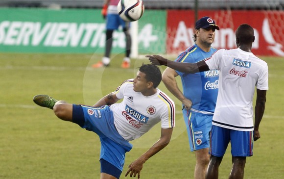 El zaguero central Jeison Murillo es una de las variantes que tiene el seleccionador José Pekerman para la Copa América. Hoy tiene un examen en el amistoso ante Haití. FOTO Manuel Saldarriaga 