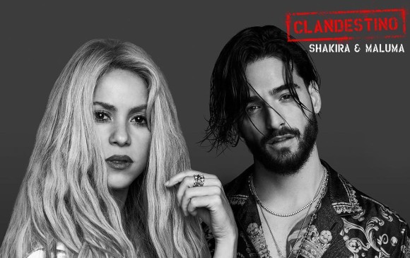 Esta es la carátula de la nueva canción de Shakira y Maluma. FOTO: @Shakira