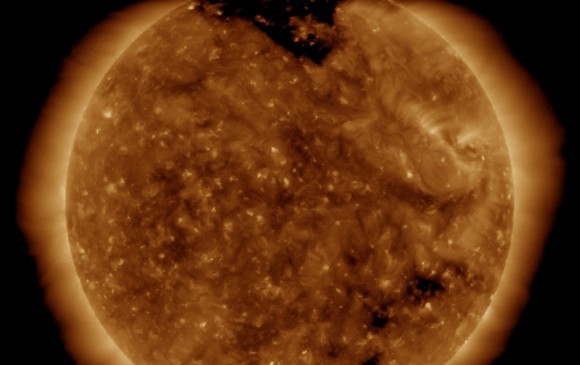 Imagen del sol captada por la Nasa. FOTO NASA