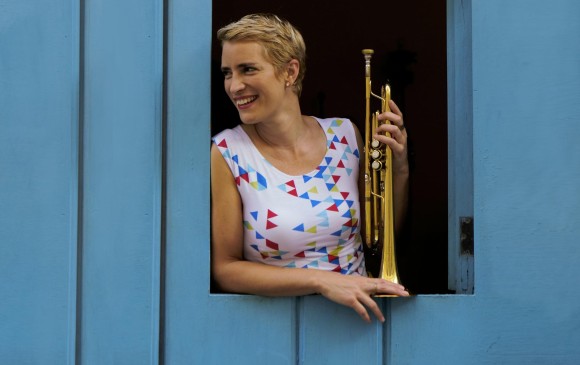 Para trabajar en esta producción, la trompetista vivió en Cuba durante unos meses. FOTO Cortesía Santiago Escobar.