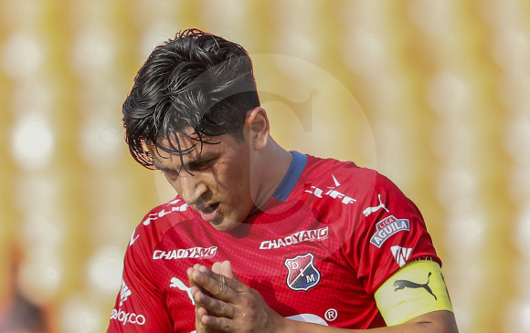 Esta vez el goleador Germán Cano no pudo hacer nada para impedir la derrota del Poderoso. FOTO: ROBINSON SÁENZ