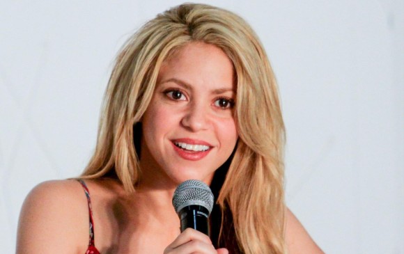 Shakira ofreció una rueda de prensa este sábado, con la cual finalizó su visita por cuatro días a Colombia. FOTOS AFP / Colprensa