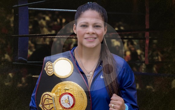 Dayana Cordero, campeona interina del peso gallo (118 libras) de la Asociación Mundial de Boxeo. FOTO Juan Antonio Sánchez
