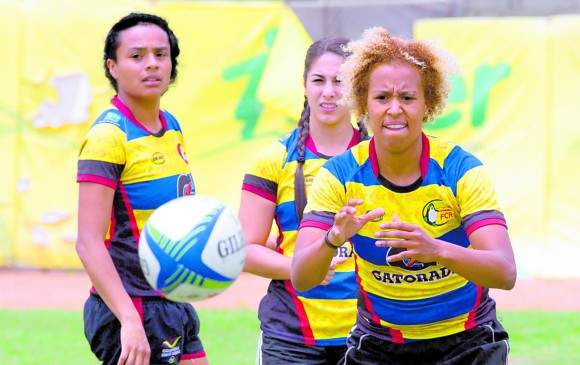 Nathalie espera que las madres en Colombia sepan que el rugby es una opción para sus hijas. FOTO manuel saldarriaga