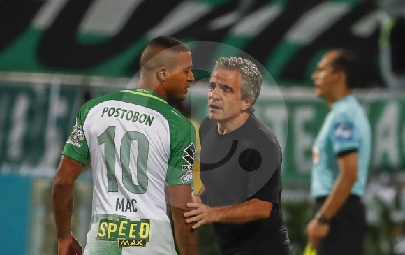 El volante Macnelly Torres es uno de los principales defensores del proceso del técnico Lillo en Nacional. FOTO robinson Sáenz